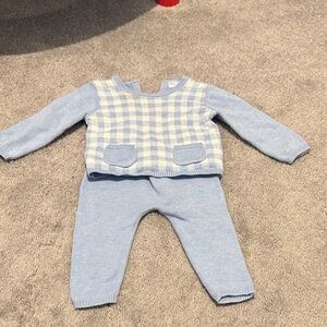 Mayoral Blue and Cream Kids Matching Set